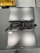 2 x Philips 203V5L 19.5" LCD Computer Monitors w/ Power & VGA Cables