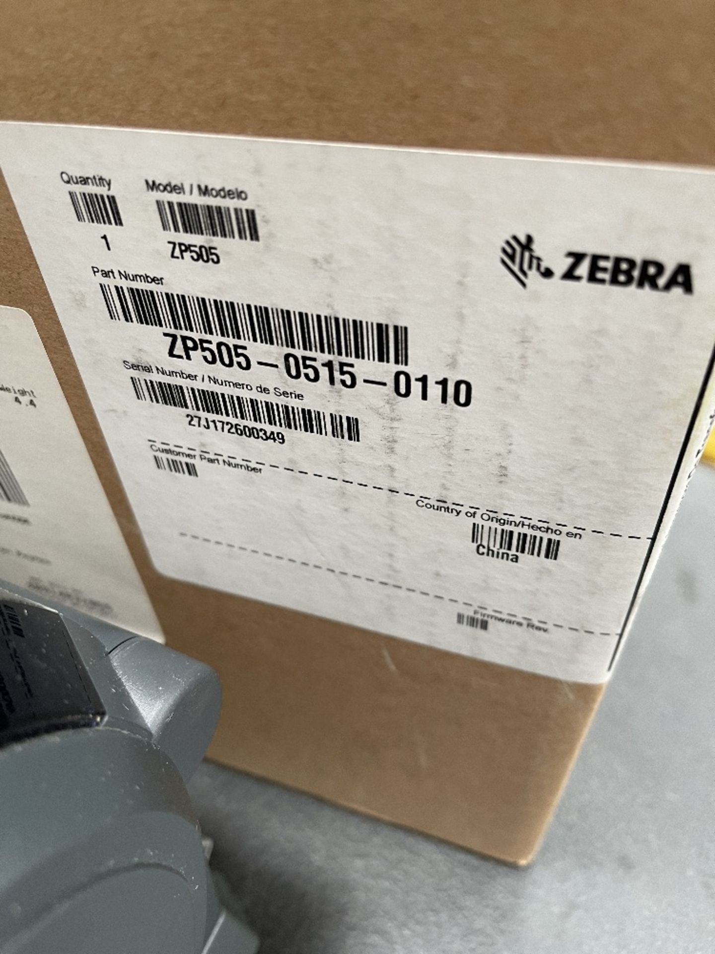 Zebra ZP505 Desktop Barcode/Label Printer w/ Power Lead - Image 2 of 4