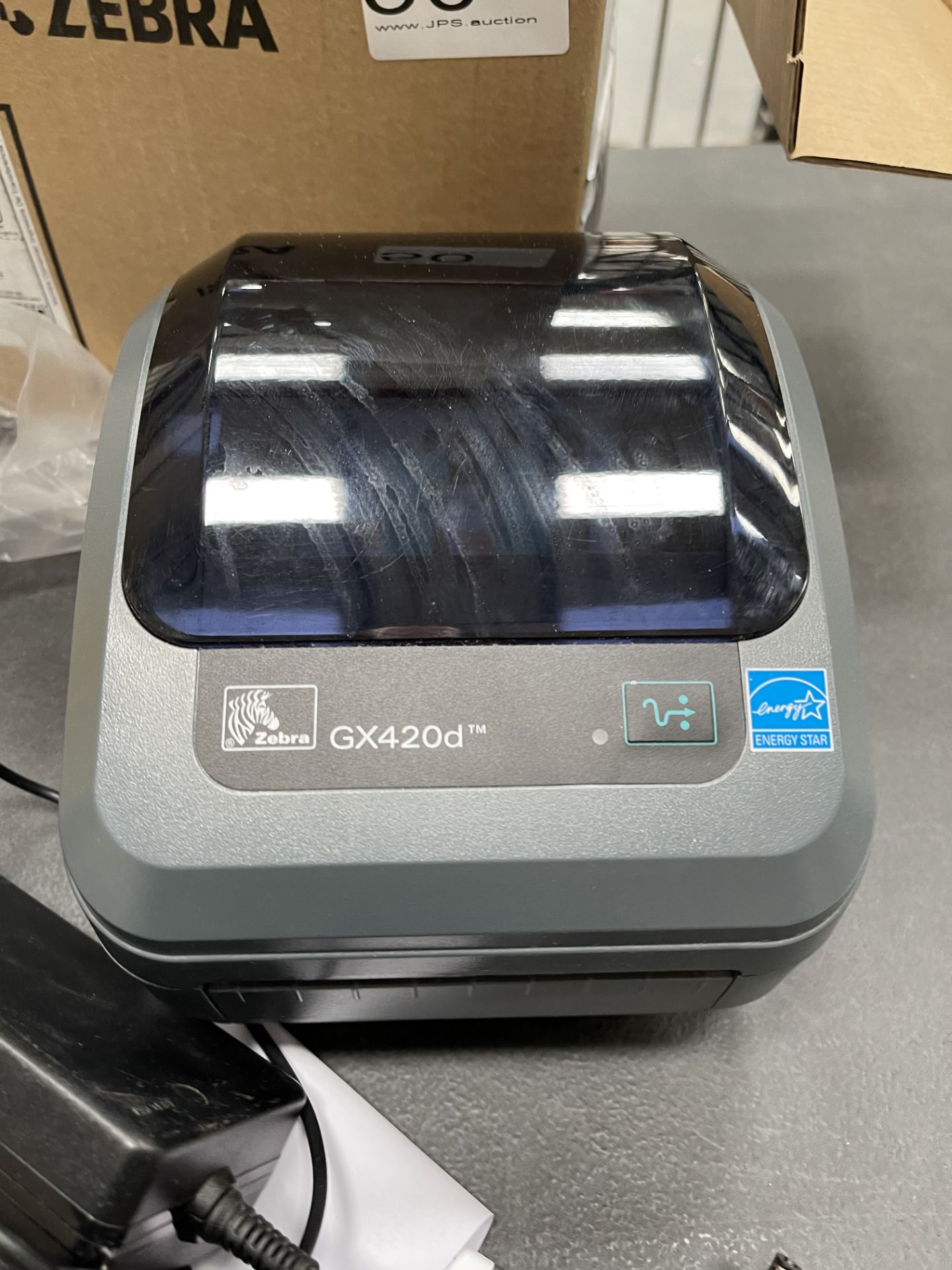 Zebra GK420D Desktop Barcode/Label Printer w/ Power Lead - Image 2 of 5