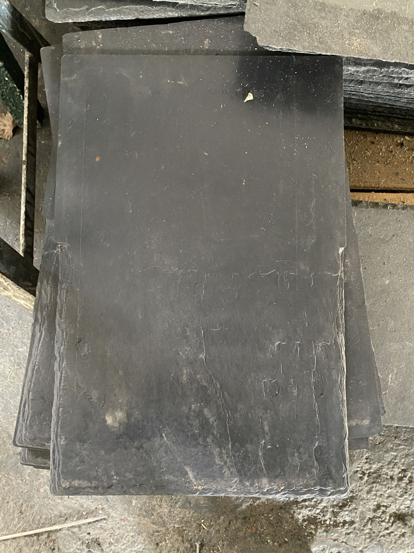 Pallet of Various Slate Roofing Tiles as per Pictures - Image 2 of 15