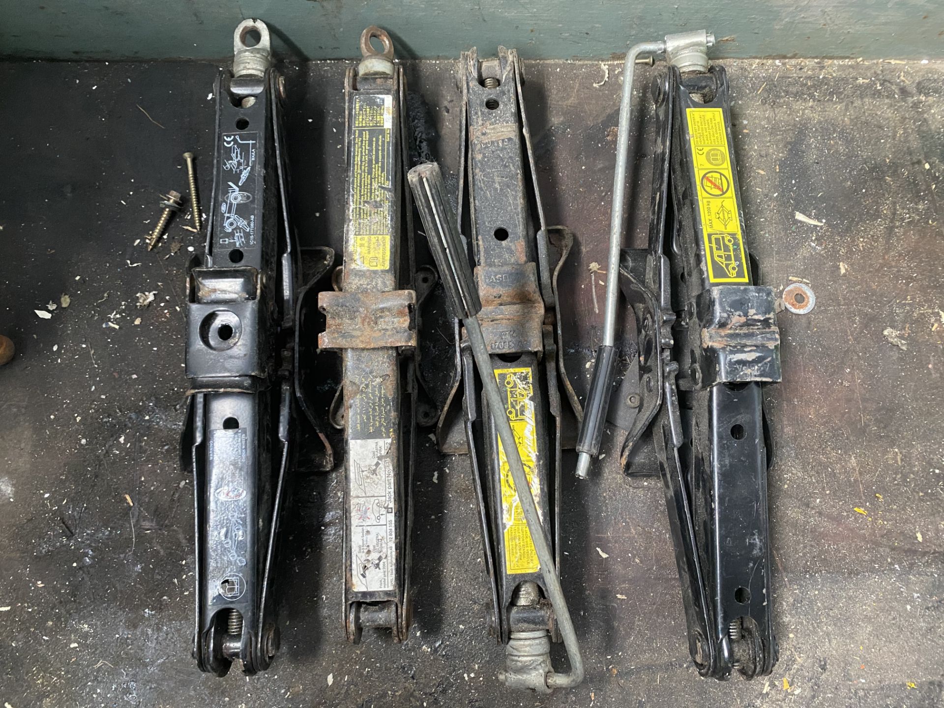 4 x Various Car Trolley Jacks