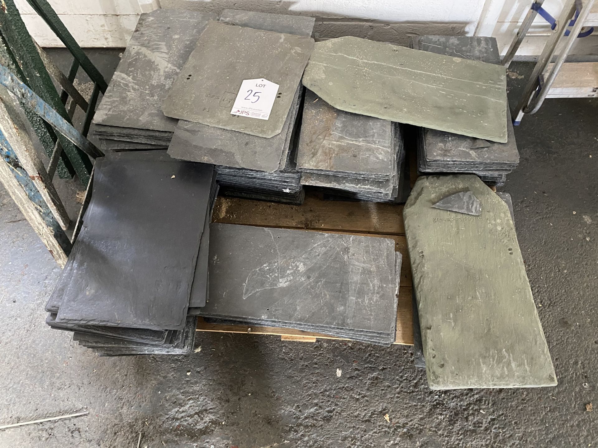 Pallet of Various Slate Roofing Tiles as per Pictures