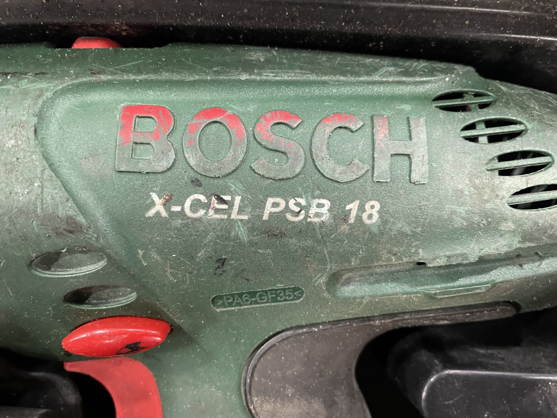 Bosch X CEL PSB 18 Cordless Hammer Drill in Case - Image 3 of 4