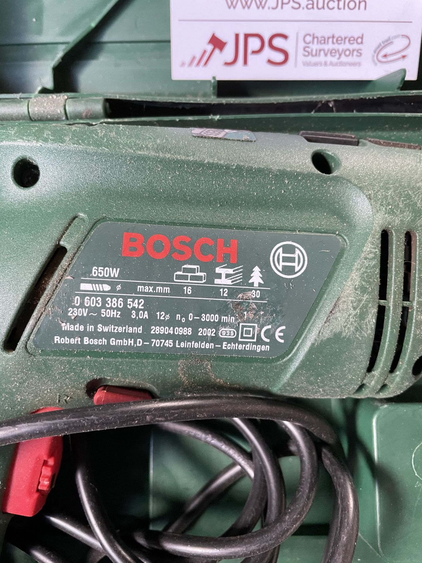 Bosch PSB 650 RE Corded Hammer Drill w/ Case - Image 2 of 3