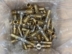 Approximately 120 x Imi Norgren SKE14827 22 T-Joint Brass Connectors