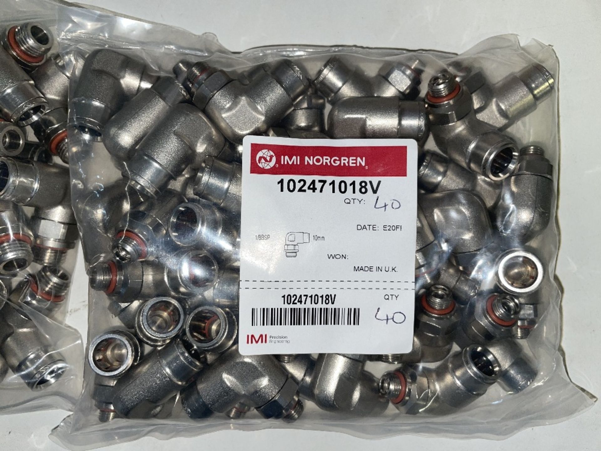 Approximately 320 x Various Imi Norgren Straight/Elbow Connectors - Image 2 of 6