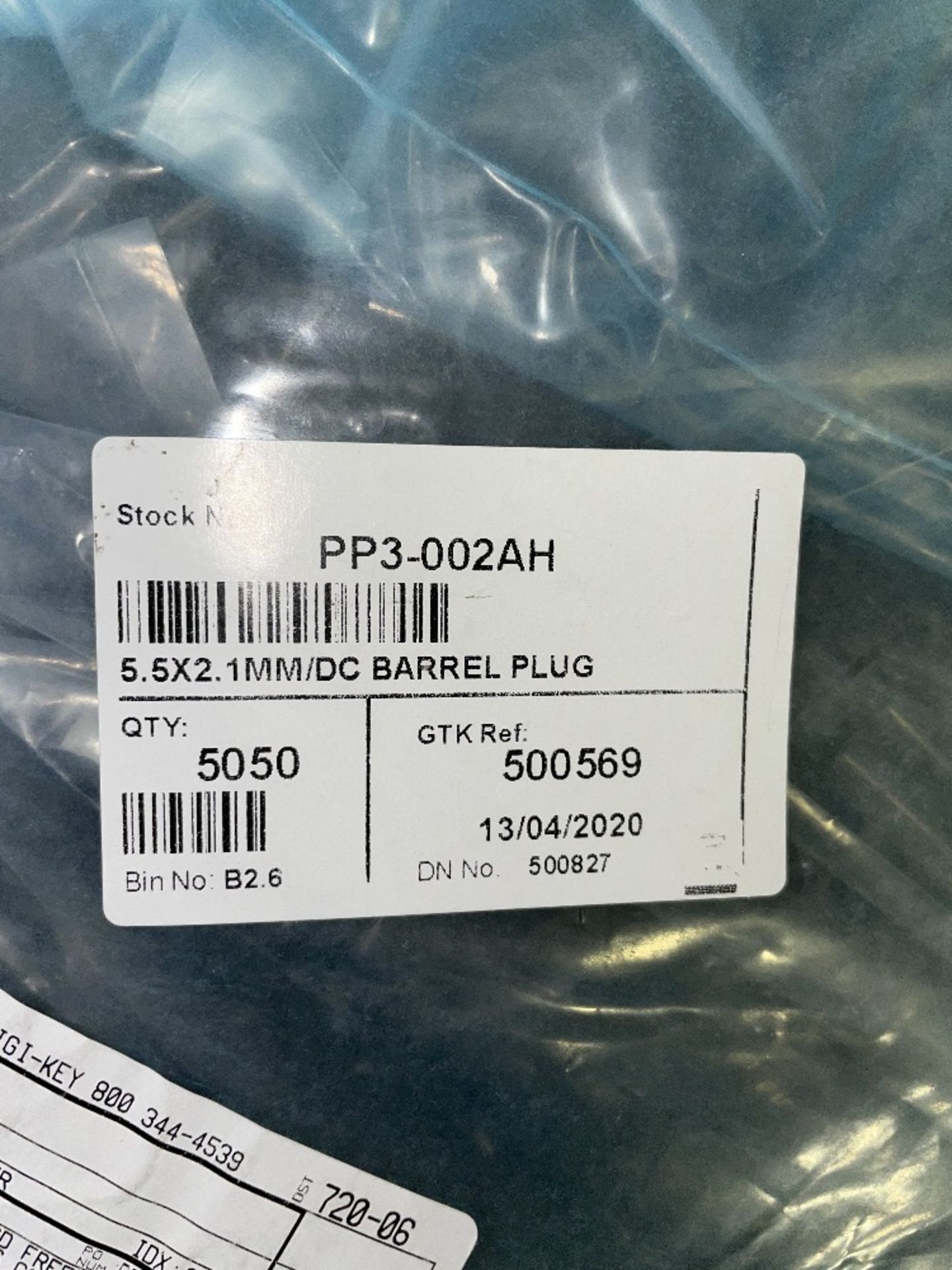 5,500 x PP3-002AH 5.5x2.1mm DC Barrel Plug Connectors - Image 3 of 5