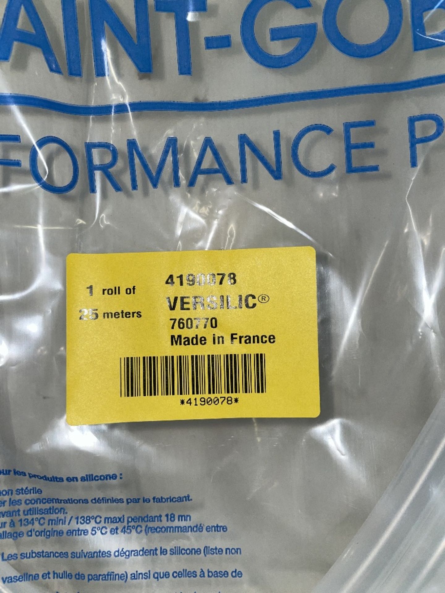 5 x 25m Rolls of Saint-Gobain 4190078/760770 Versilic Fluid Transfer Tubing - Image 2 of 2