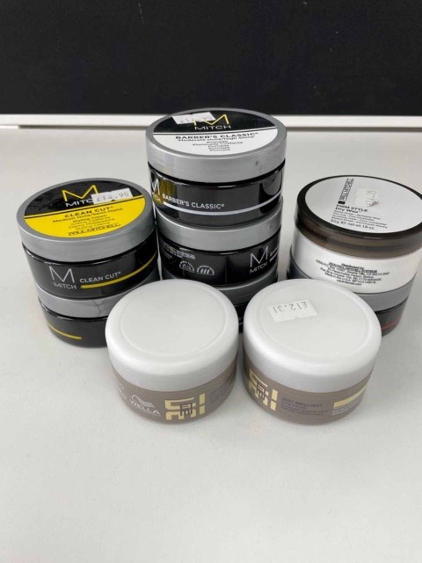 10 x Various Hair Wax and Styling Creams | Total RRP £145