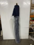 25M Roll Of Navy Polyester Wool | W: 150cm