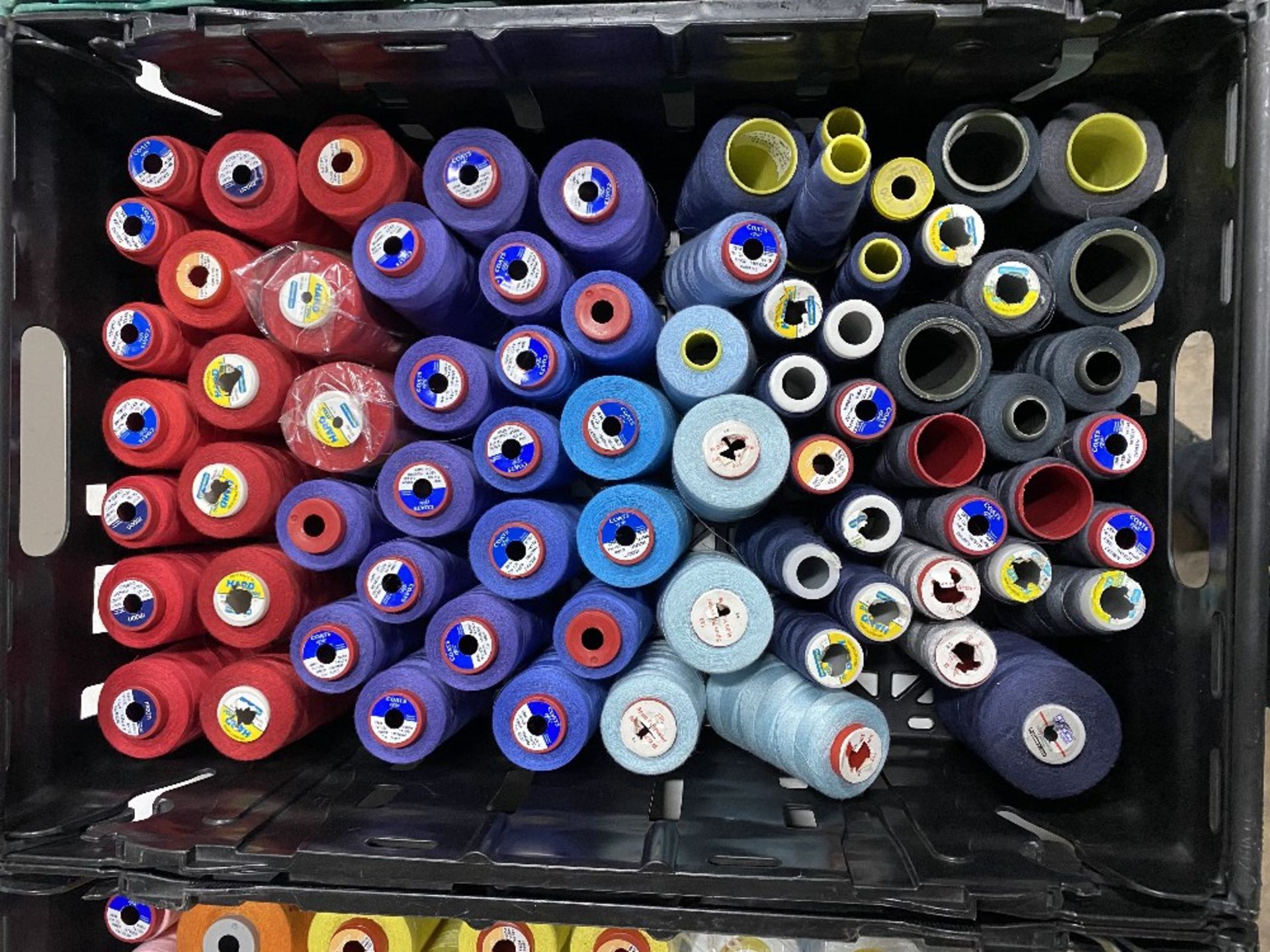 Approximately 225 x Various Colours & Sizes Of Polyester Sewing & Overlocking Thread - Image 9 of 28