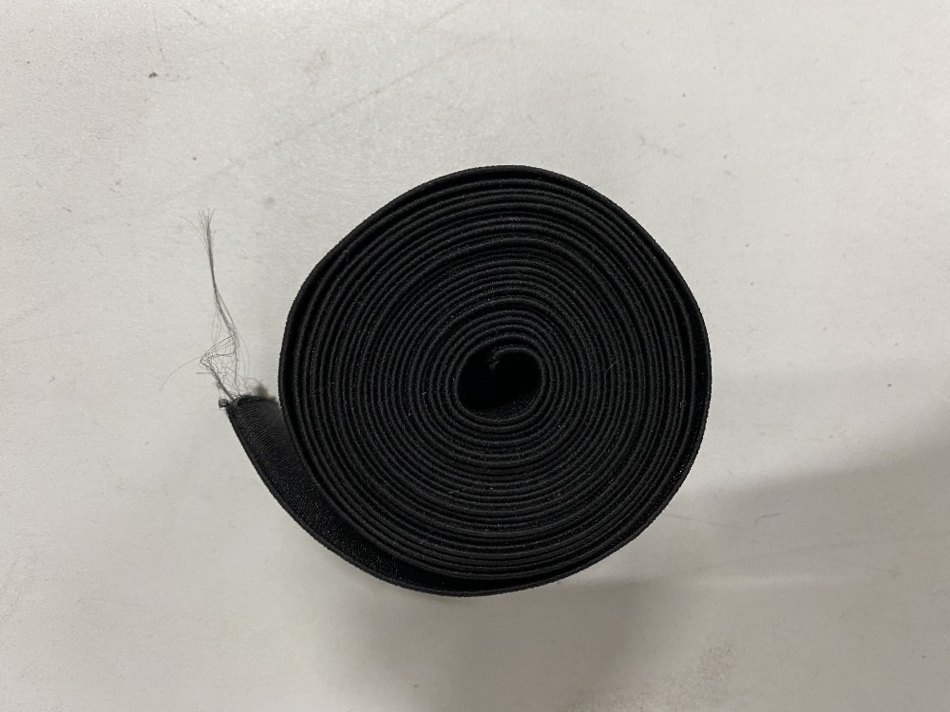 Mixed Lot Of Various Black Wide Rolls Of Elastic Band Rolls, Rolls Of Nova Trimming, Boot/Shoe Laces - Image 8 of 14