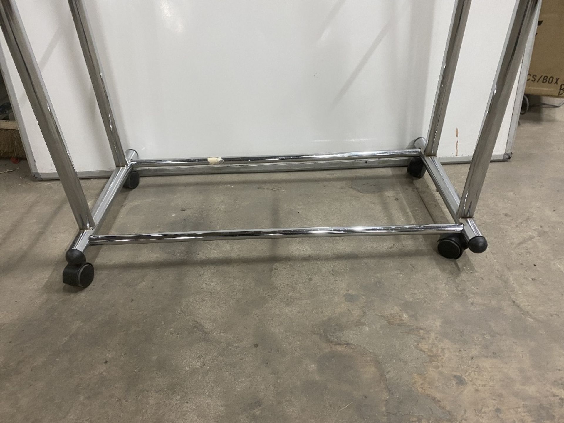 3 x Stainless Steel Portable Adjustable Clothing Rails - Image 7 of 14