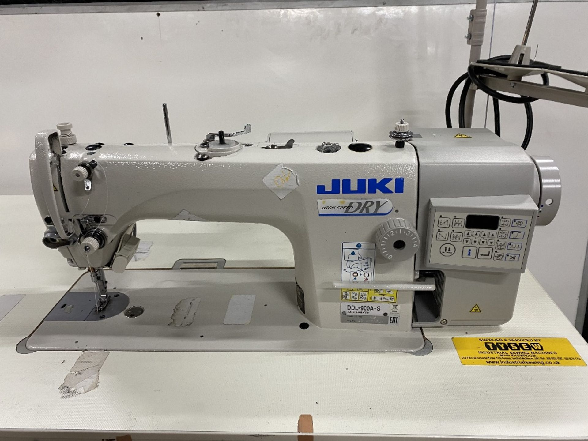 Juki DDL-900A-S Direct Drive Lockstitch Industrial Sewing Machine w/ Stand & Table Top - Image 3 of 9