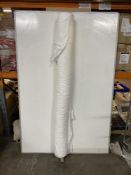 25m Roll of White Discovery Knitting 'Jersey' fabric | W: 165cm