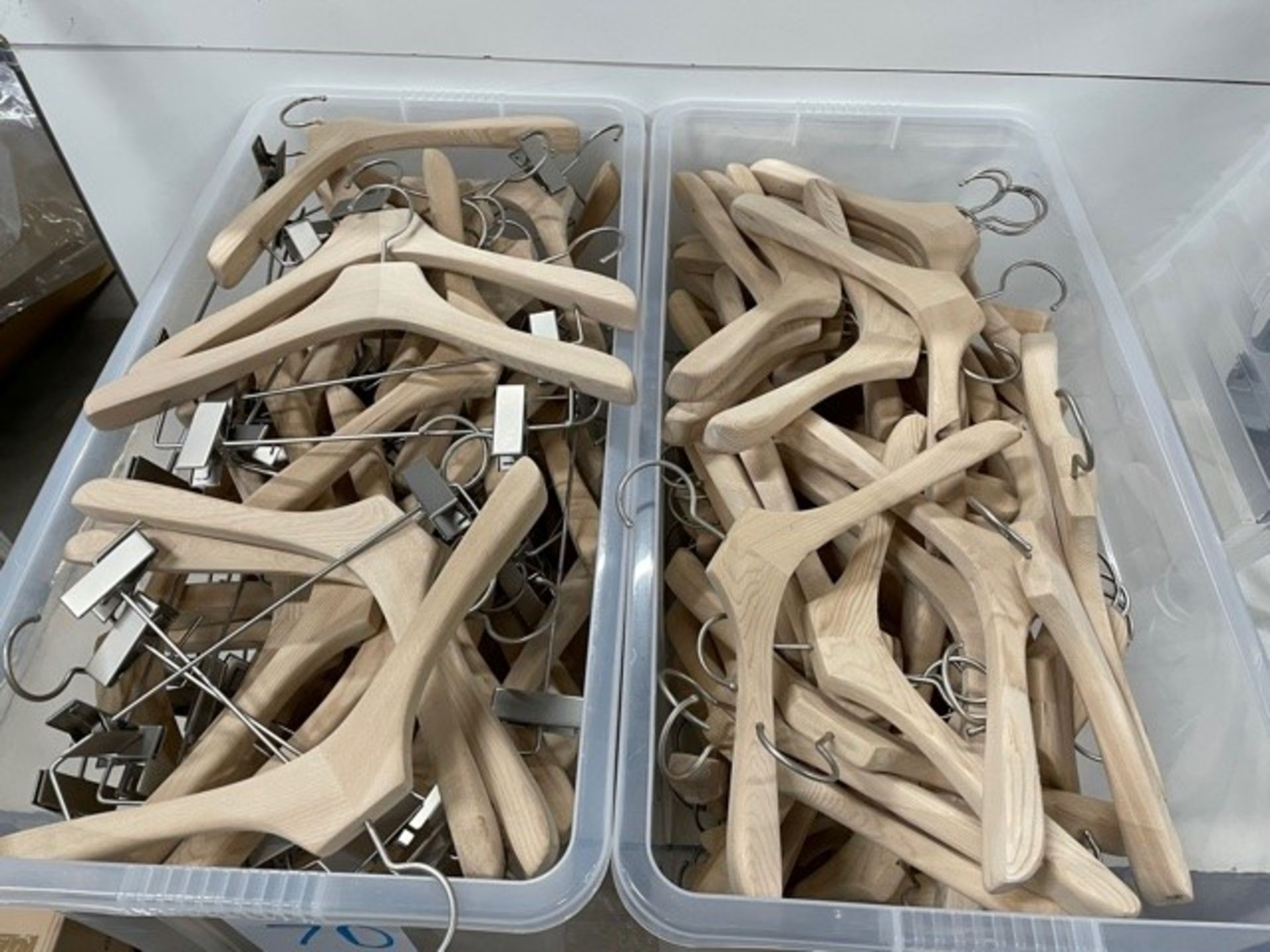 Quantity of Wooden Clothes Hangers - As Pictured - Image 2 of 5