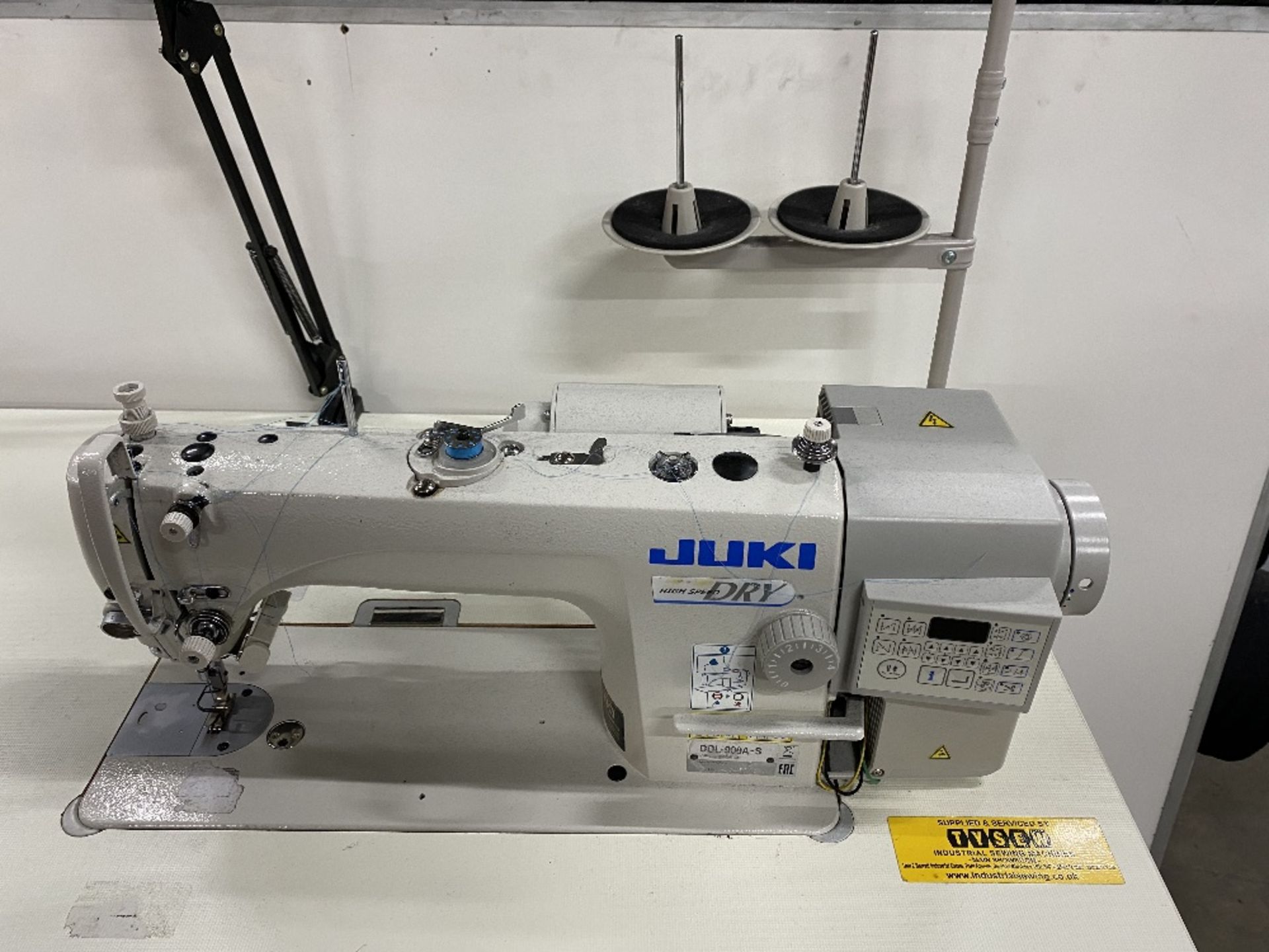 Juki DDL-900A-S Direct Drive Lockstitch Industrial Sewing Machine w/ Stand & Table Top - Image 2 of 8