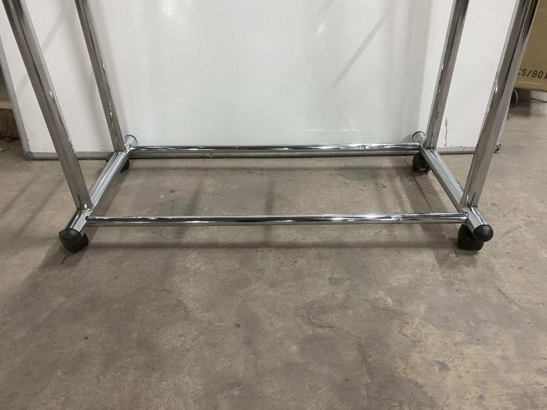 3 x Stainless Steel Portable Adjustable Clothing Rails - Image 12 of 14