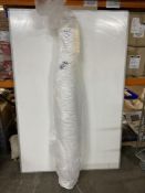 32m Roll of White 'Pique' Fabric | W: 160cm