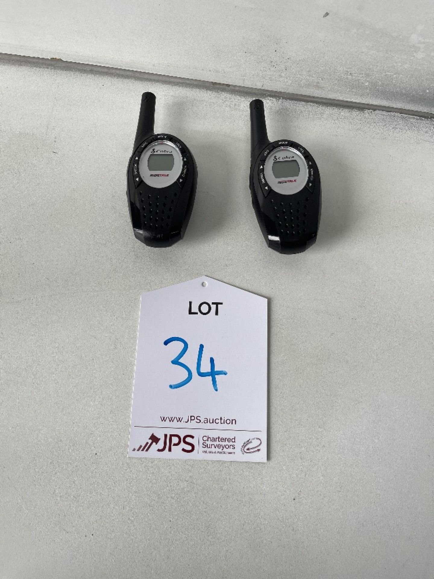 2 x Cobra microtalk 2 way radios