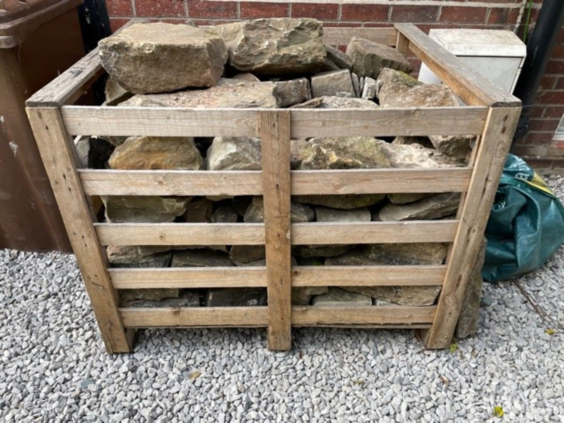 Pallet Crate of Walling Stone - As Pictured - NO VAT ON HAMMER