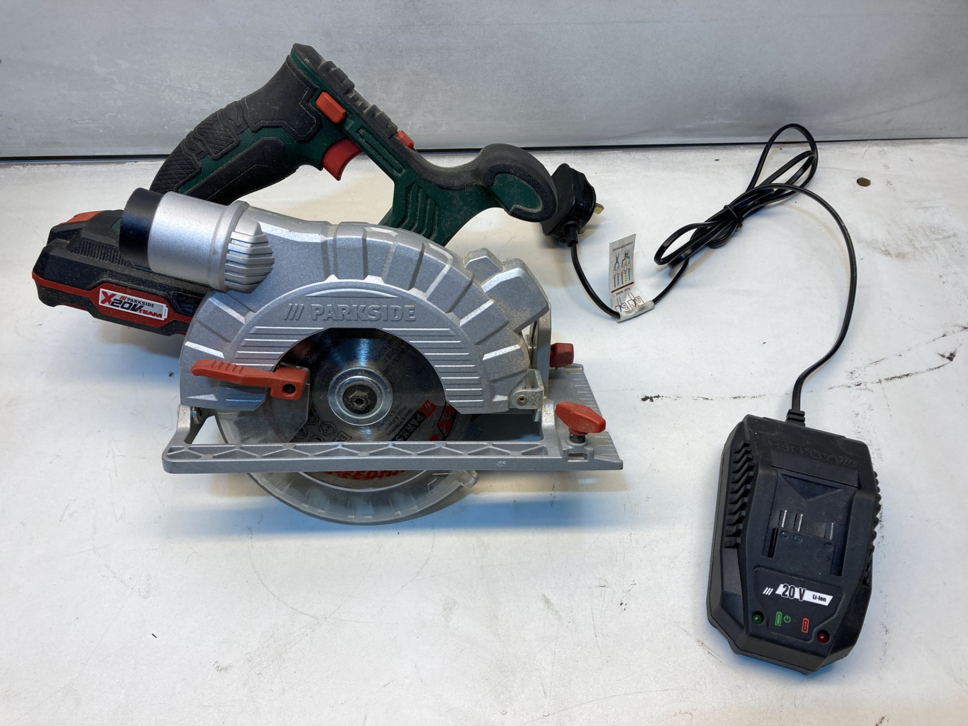 Parkside PHKSA Cordless Circular Saw w/ Battery & Charger - Image 3 of 9