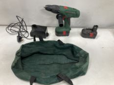 Bosch X-Cel PSB 18v Cordless Drill w/ 2 Batteries & Charger