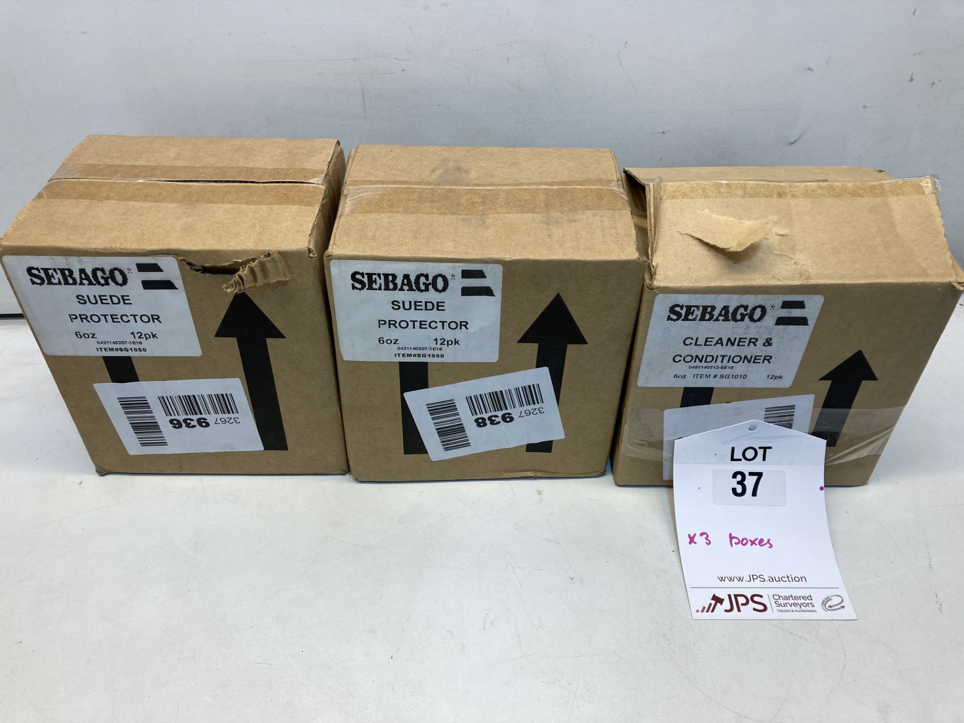36 x Various Sebago Shoe Maintenance Products