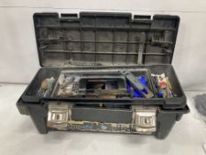 Tool Box Filled with Various Tools As Pictured