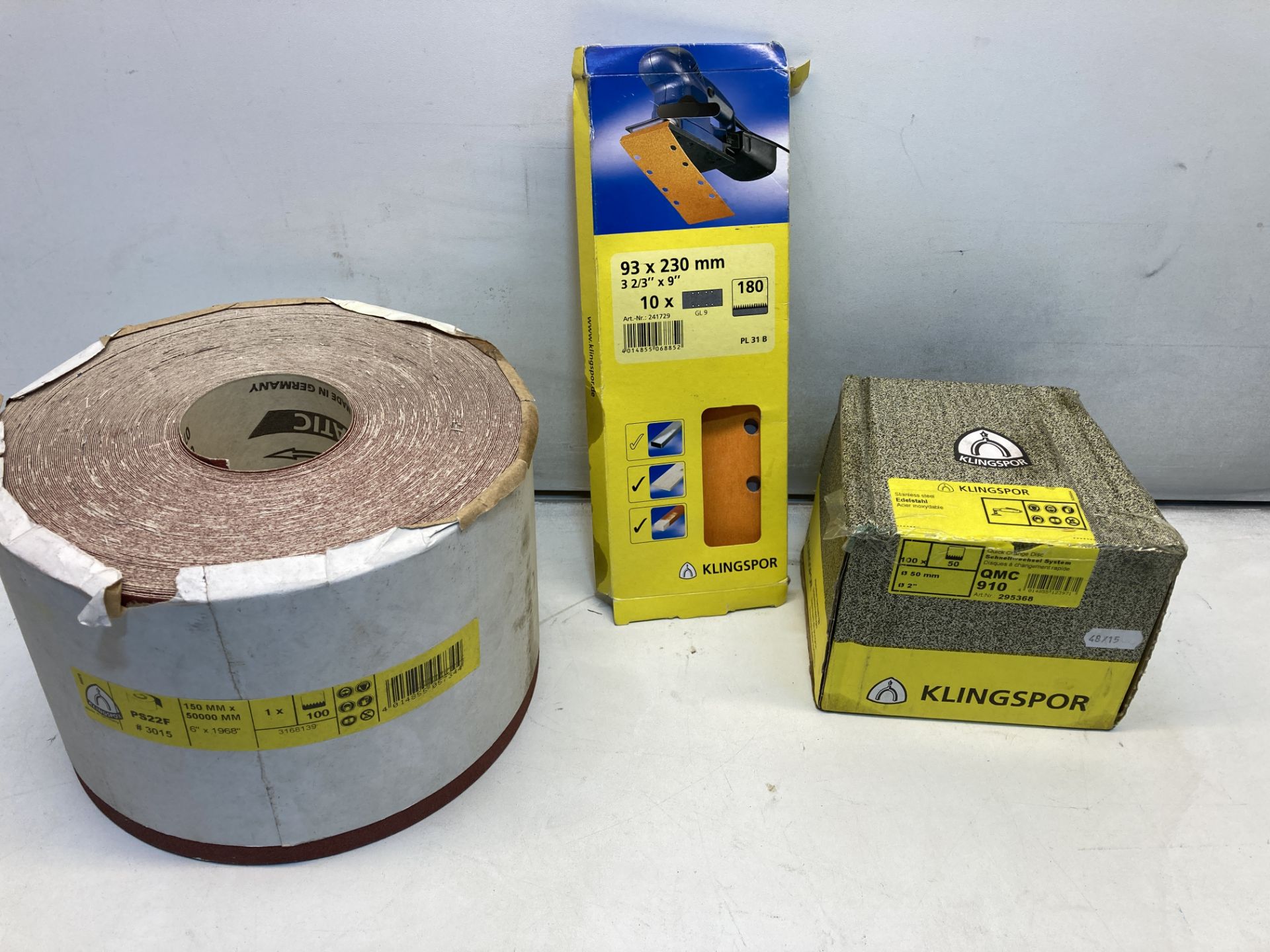 Various Klingspor Sanding Sheets As Per Description