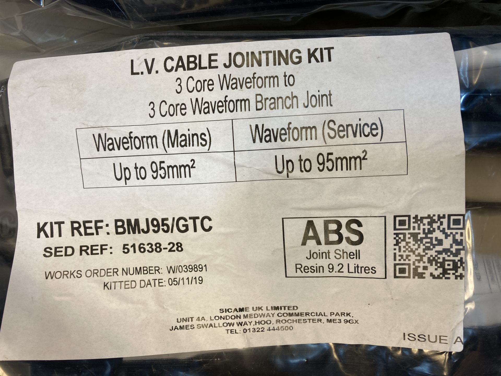 6 x L.V. Cable Jointing Kit - Image 2 of 3