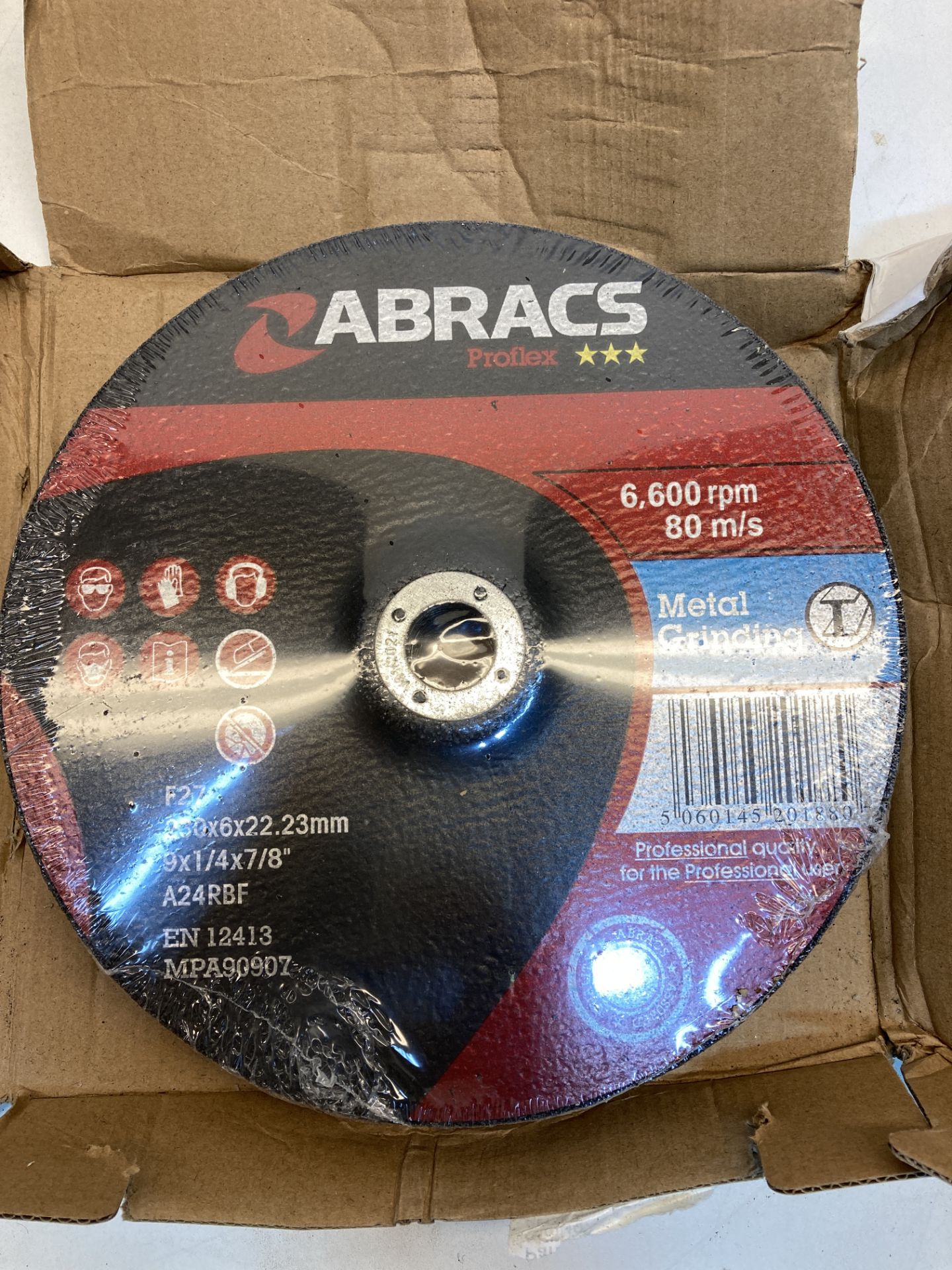 10 x Abracs Proflex F27 Metal Cutting Discs - Image 2 of 2