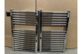 2 x Geyser Prime Heated Towel Rails