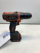 Black & Decker BDCDD12 Cordless Drill w/ Battery