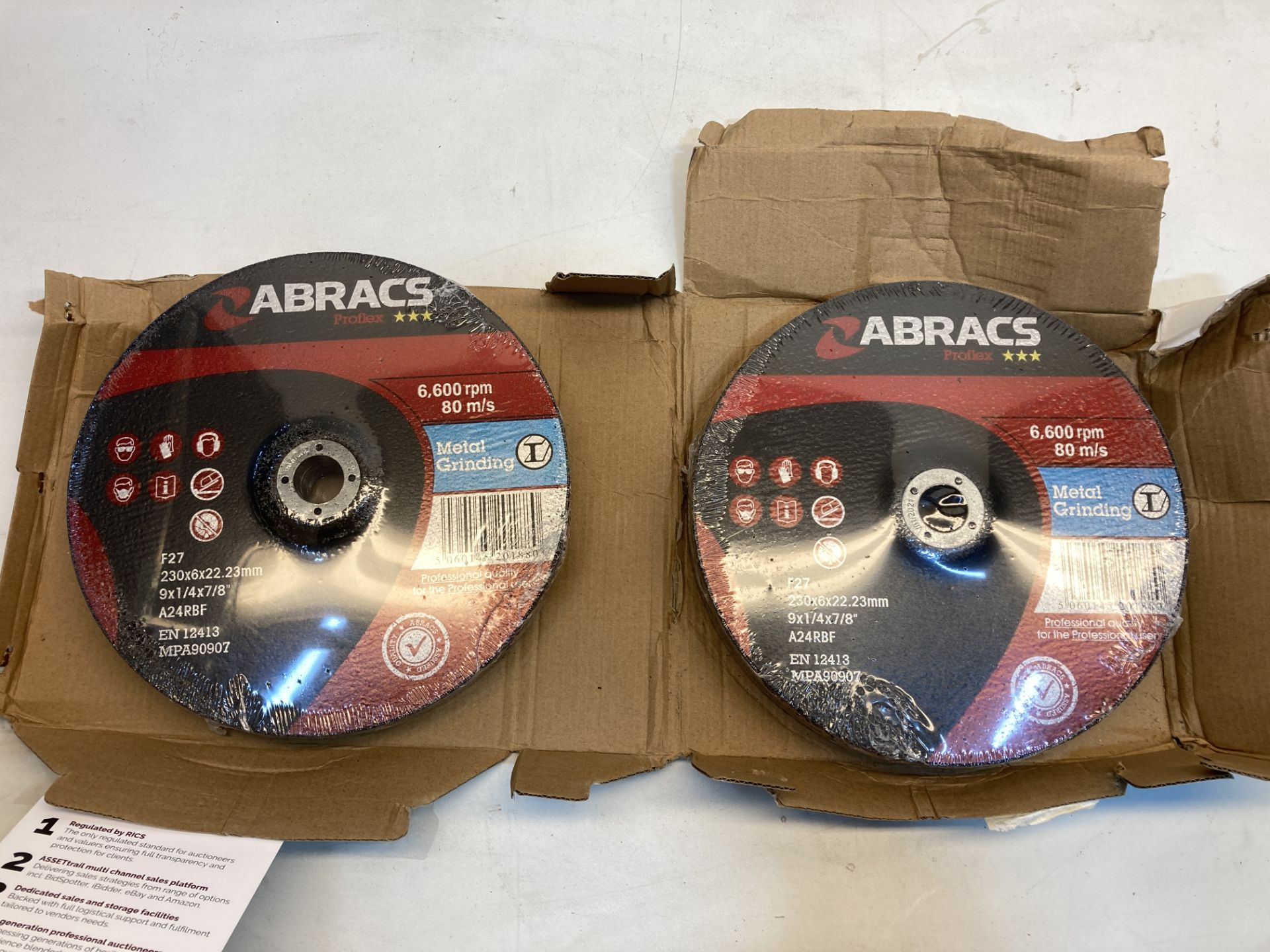 10 x Abracs Proflex F27 Metal Cutting Discs