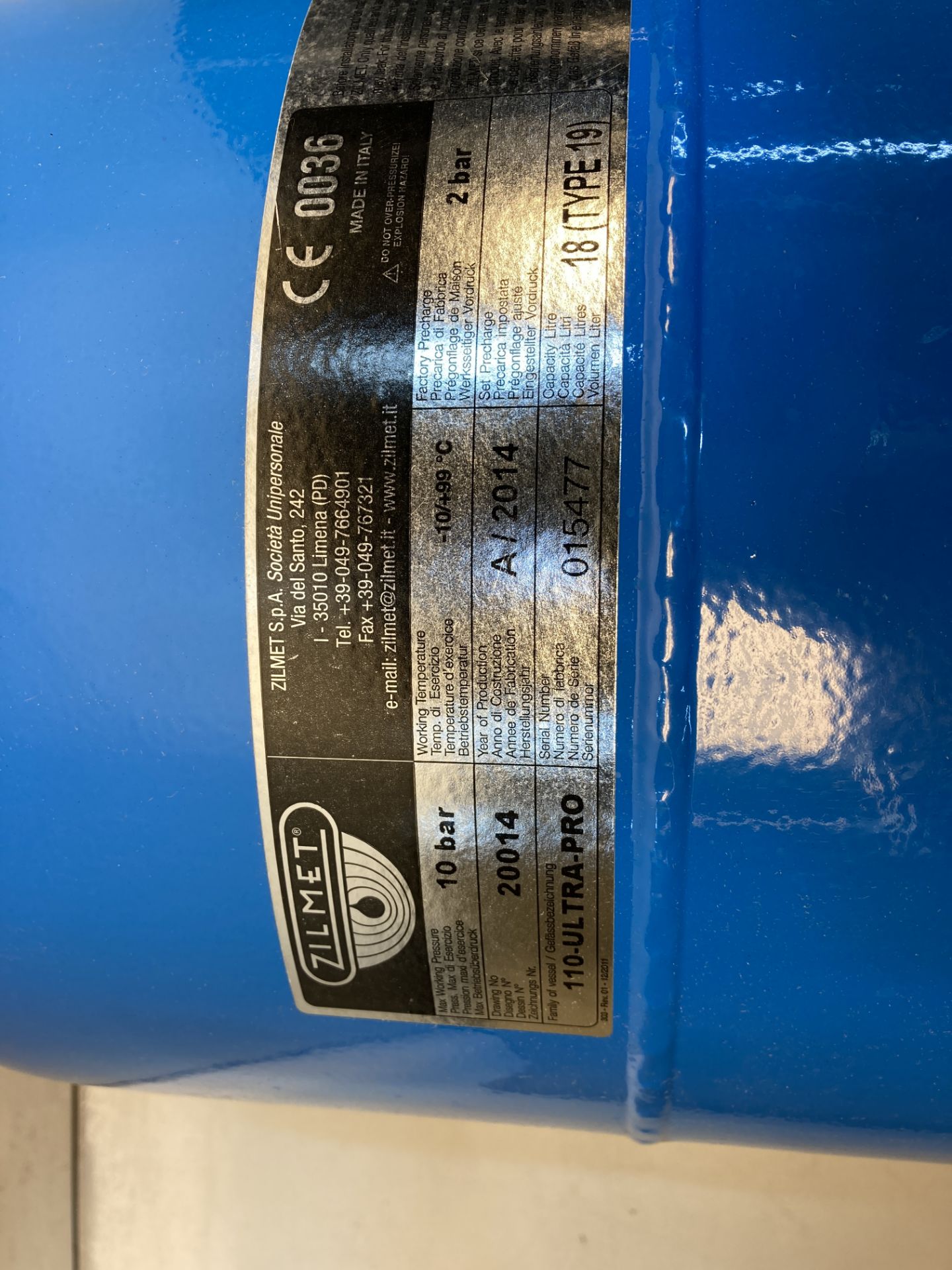 Ideal 18Ltr Expansion Vessel (Zimlet) - Image 2 of 7