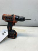 Black & Decker BDCDD12 Cordless Drill w/ Battery