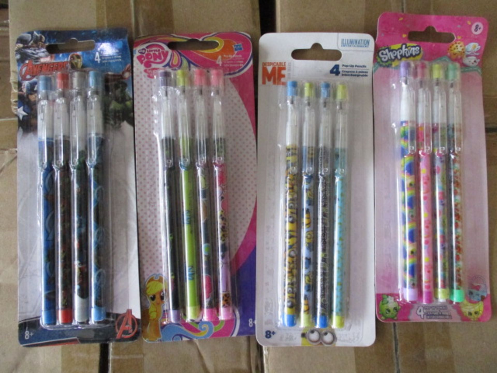 300 x Brand New License Pencil Sets | 4 Designs