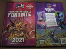 100 x Brand New Fortnite Hard Cover 2021 Annual