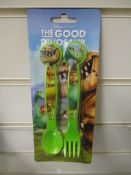 192 x Brand New & Sealed Cutlery Sets | The Good Dinosaur