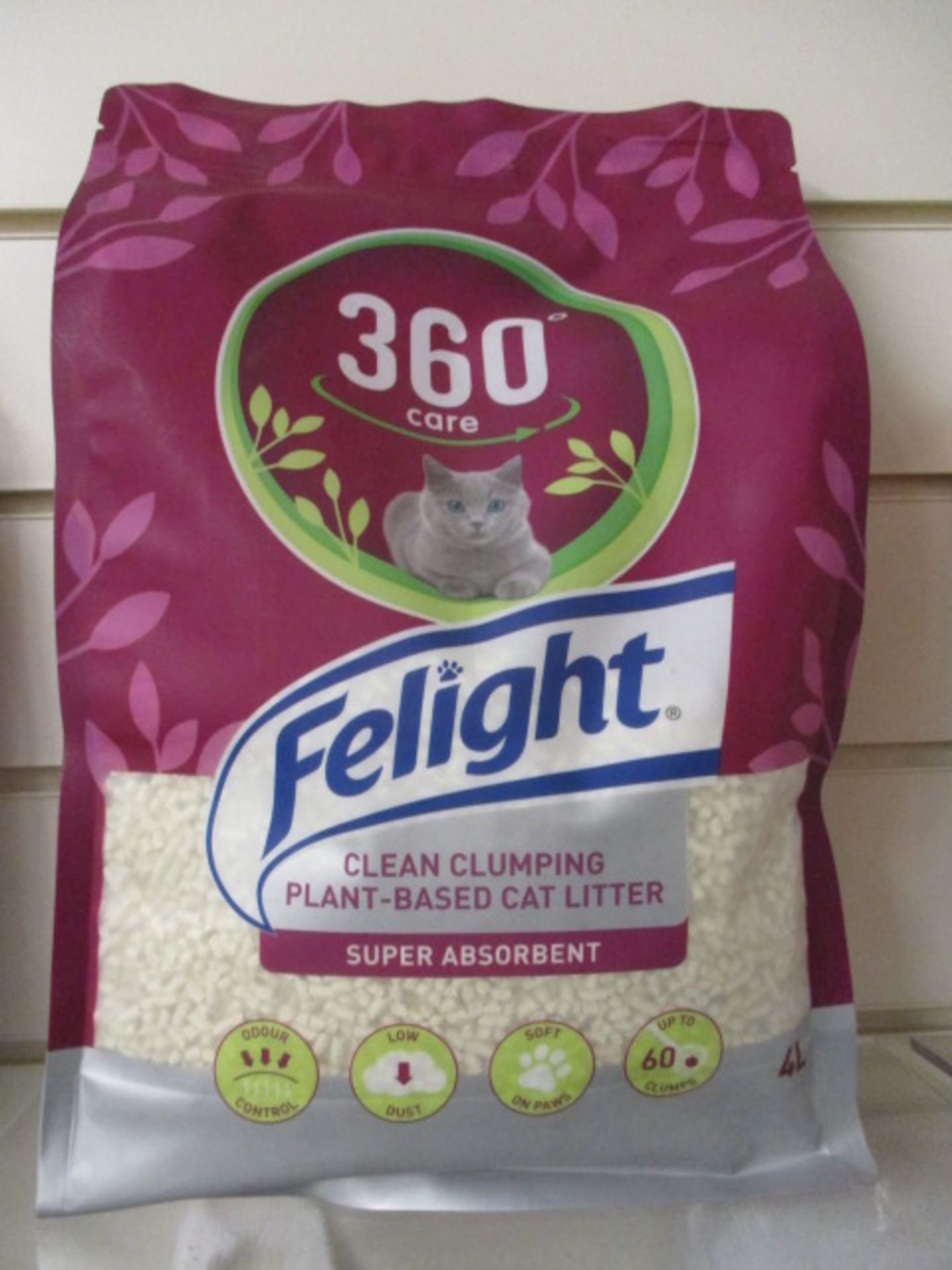 100 x Felight 4L Non Clumping Cat Litter | Palletised