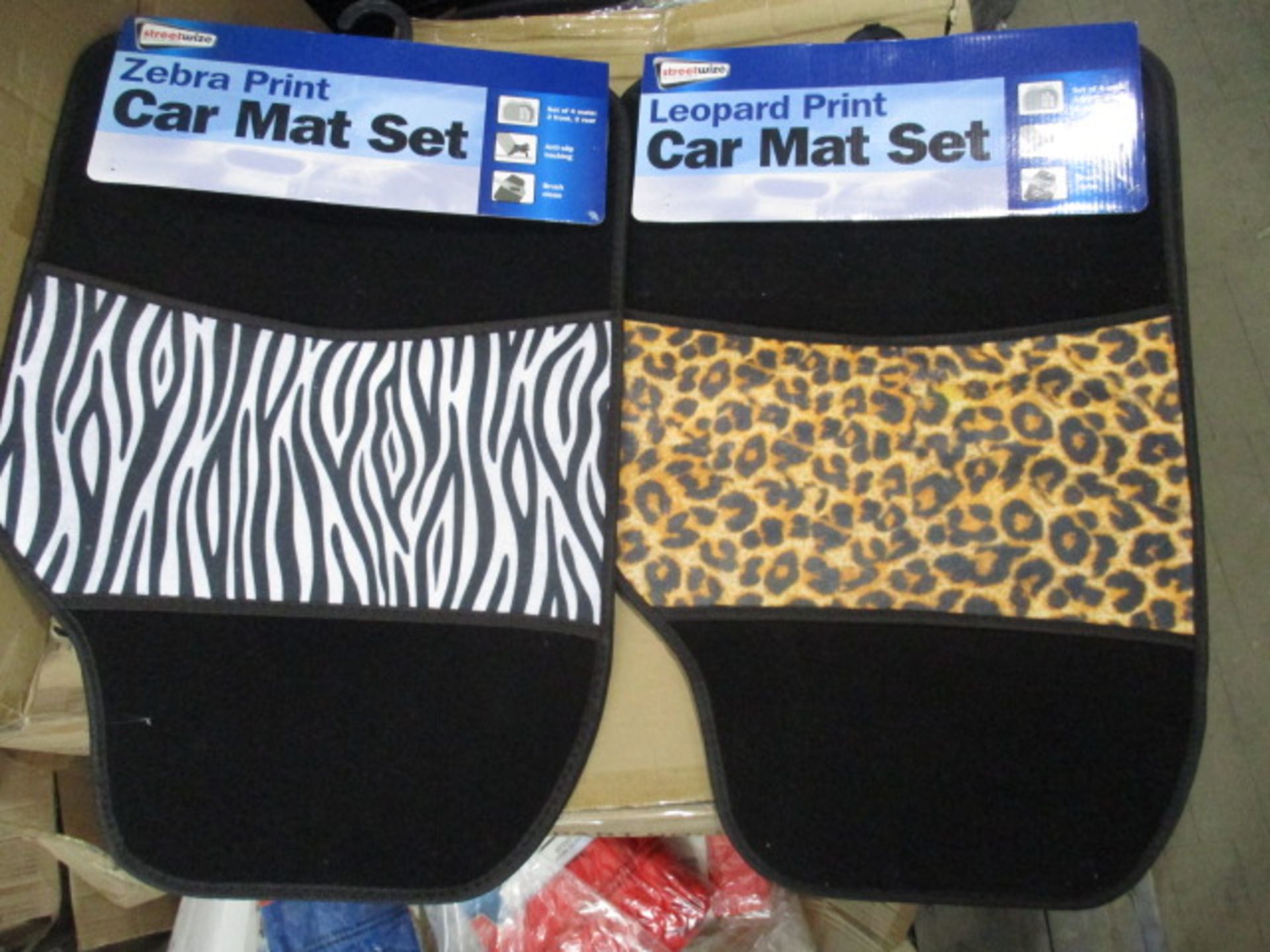 50 x Brand New Animal Style 4 Piece Car Mat Sets