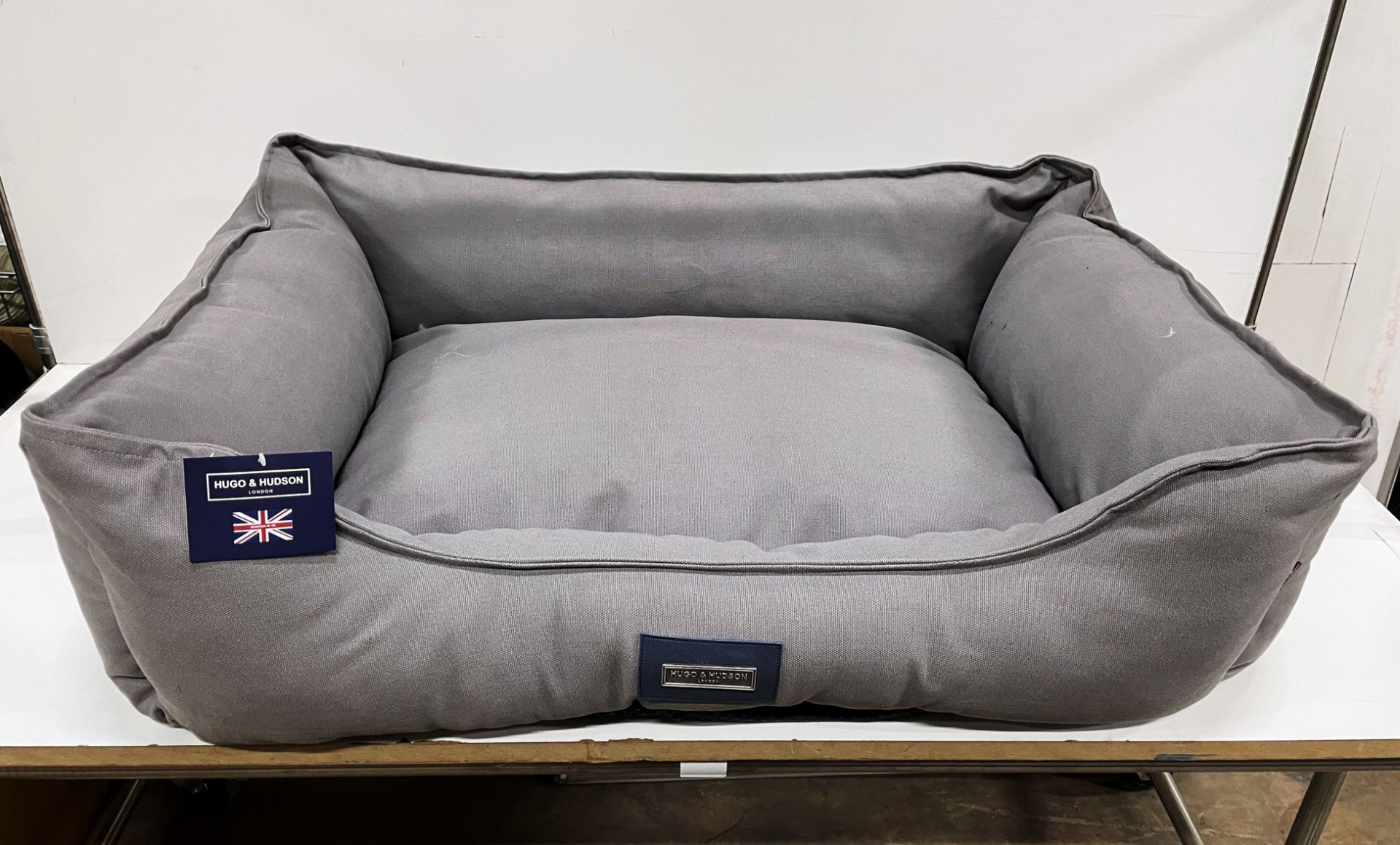 Hugo & Hudson L Pet Bed - Grey - RRP£79.99