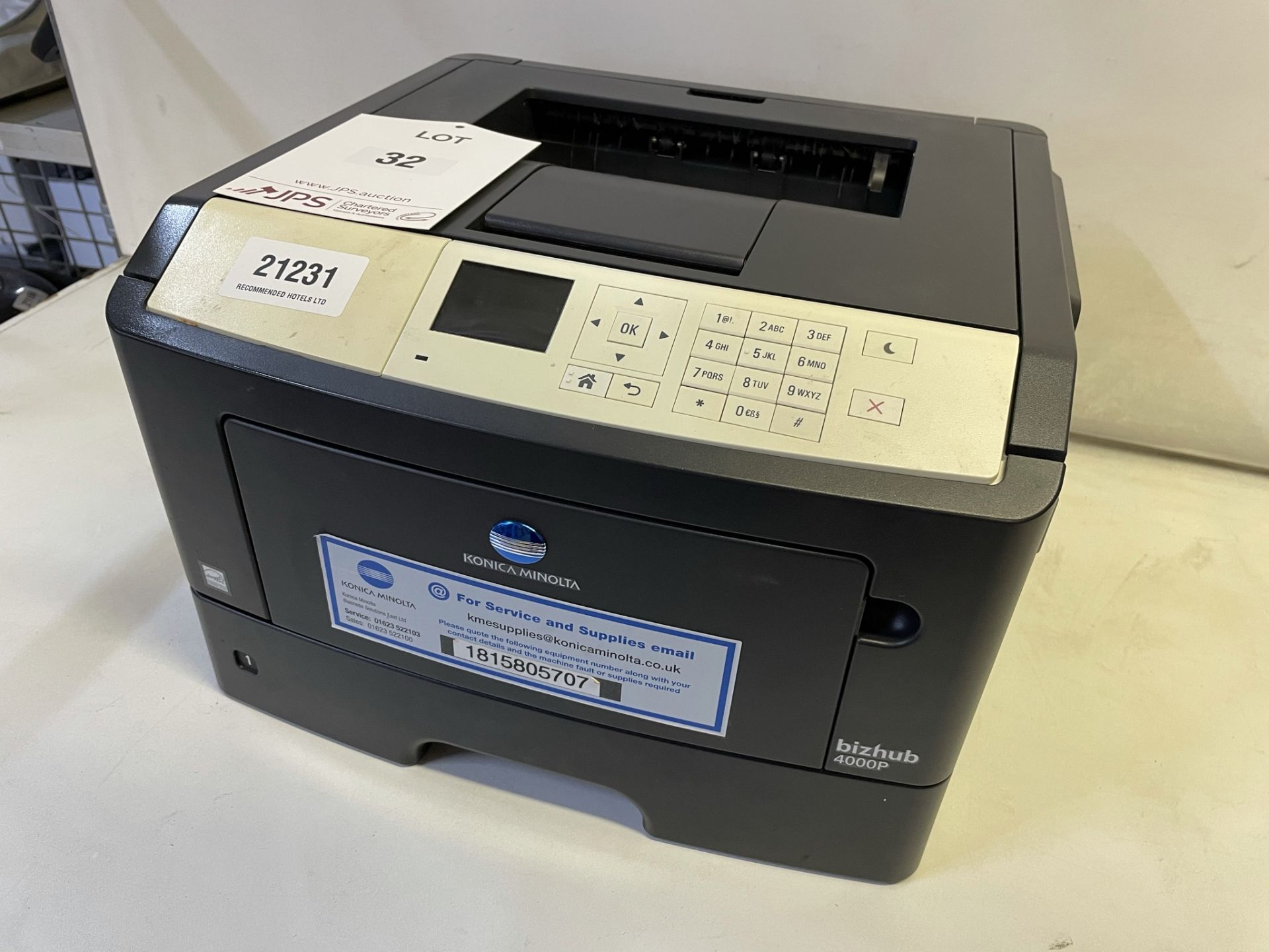 Konica Minolta Bizhub 4000P Mono A4 Printer - Image 2 of 5