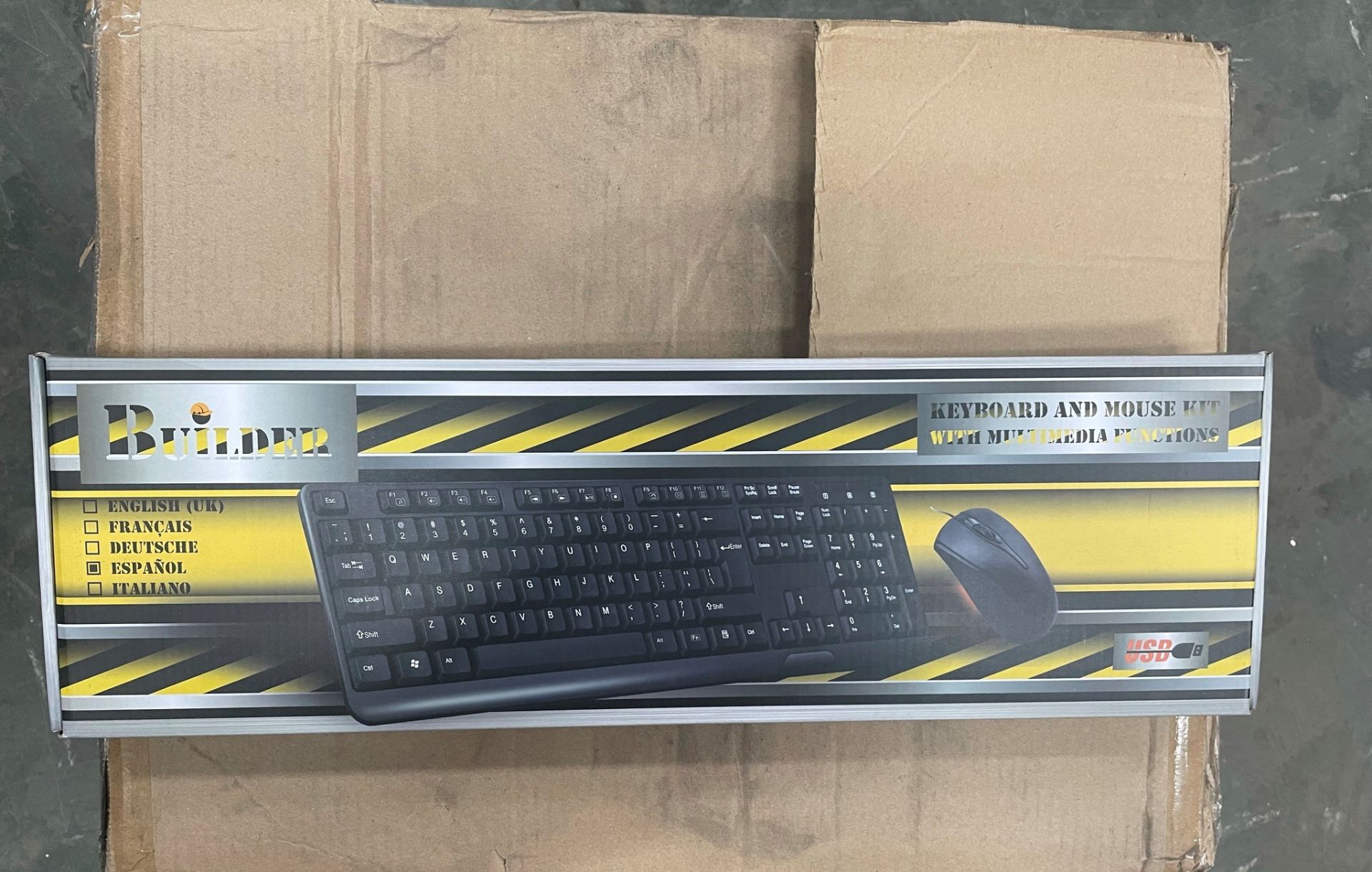 400 x Builder KBMS USB 'SPANISH' Keyboards & Mice - Image 3 of 3