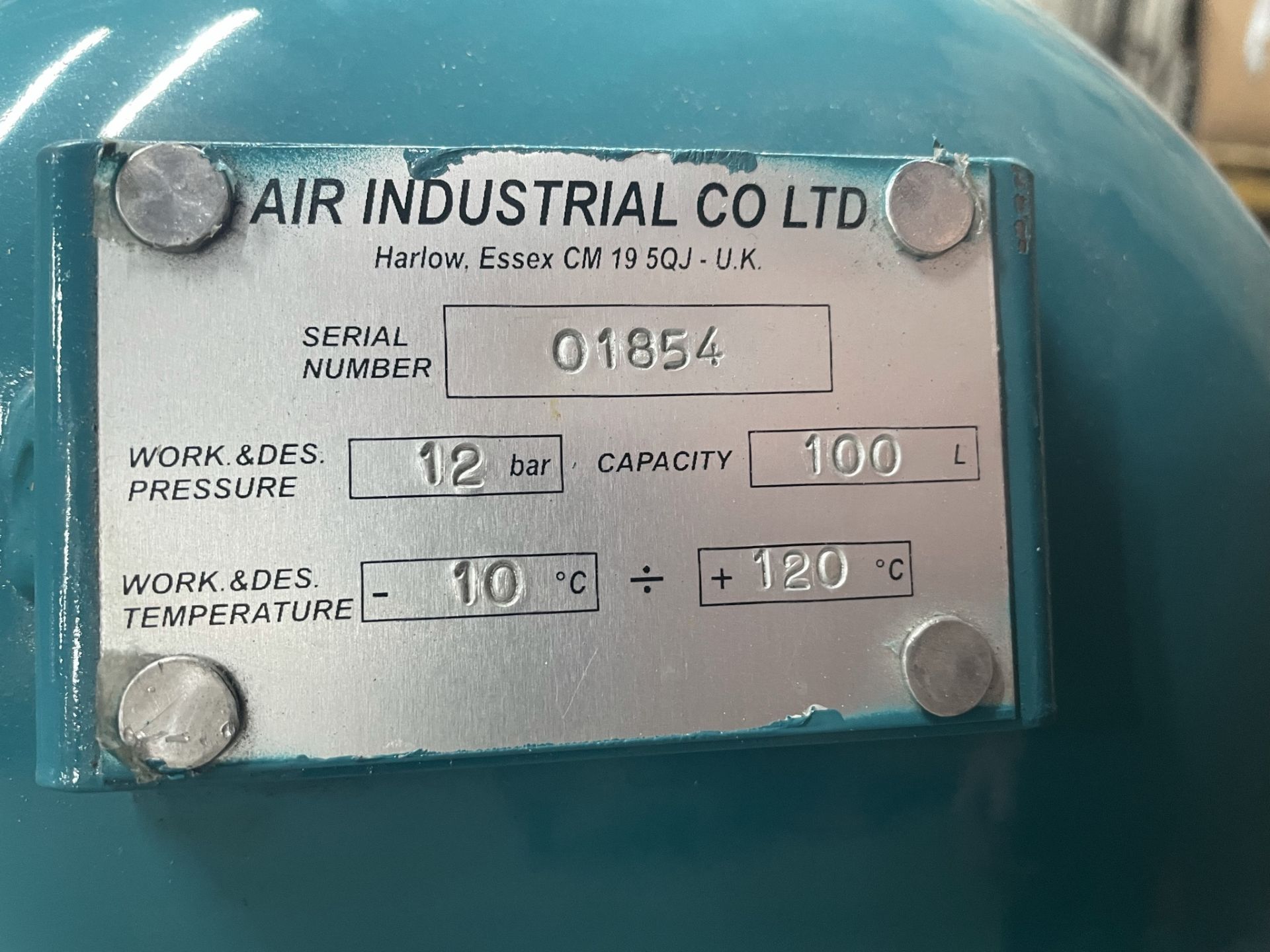 AirFlow 100L Industrial Air Compressor | 12 BAR - Image 5 of 5