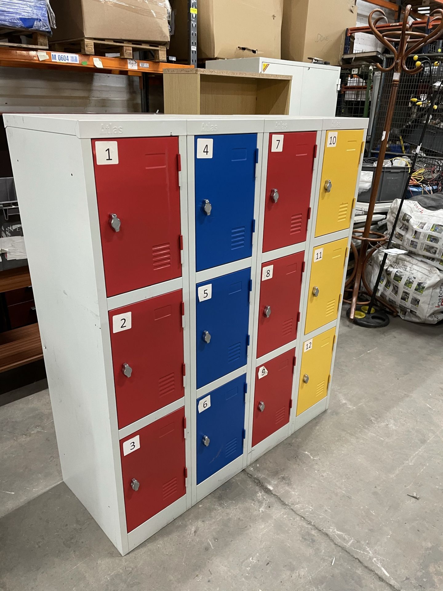 9 & 12 Door Metal Locker Units - Image 6 of 6