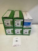 6 x Various Lexmark/HP Printer Toners/Cartridges