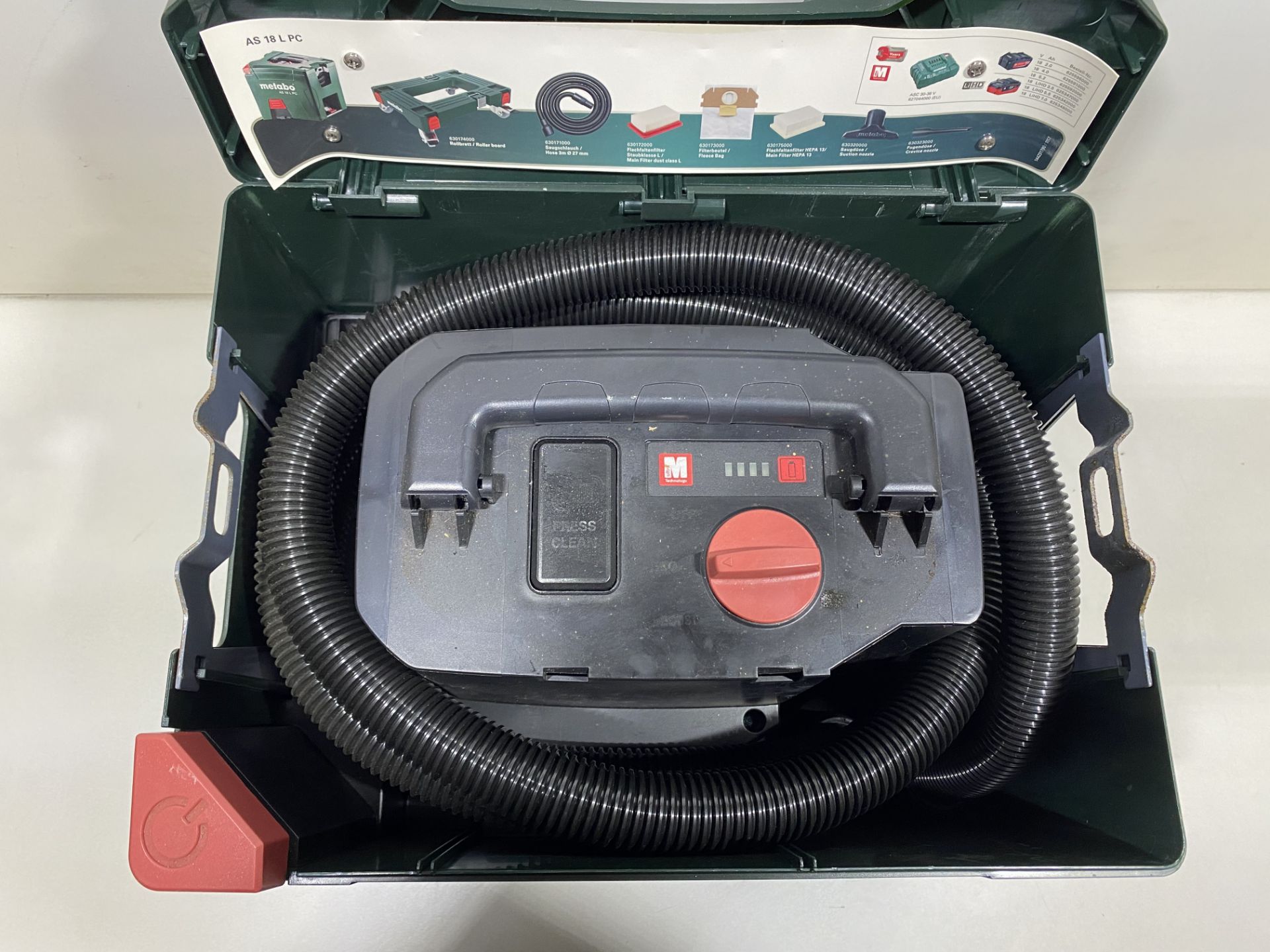 Metabo AS 18 L PC 18V Cordless Vacuum Cleaner | RRP £132 - Image 4 of 7