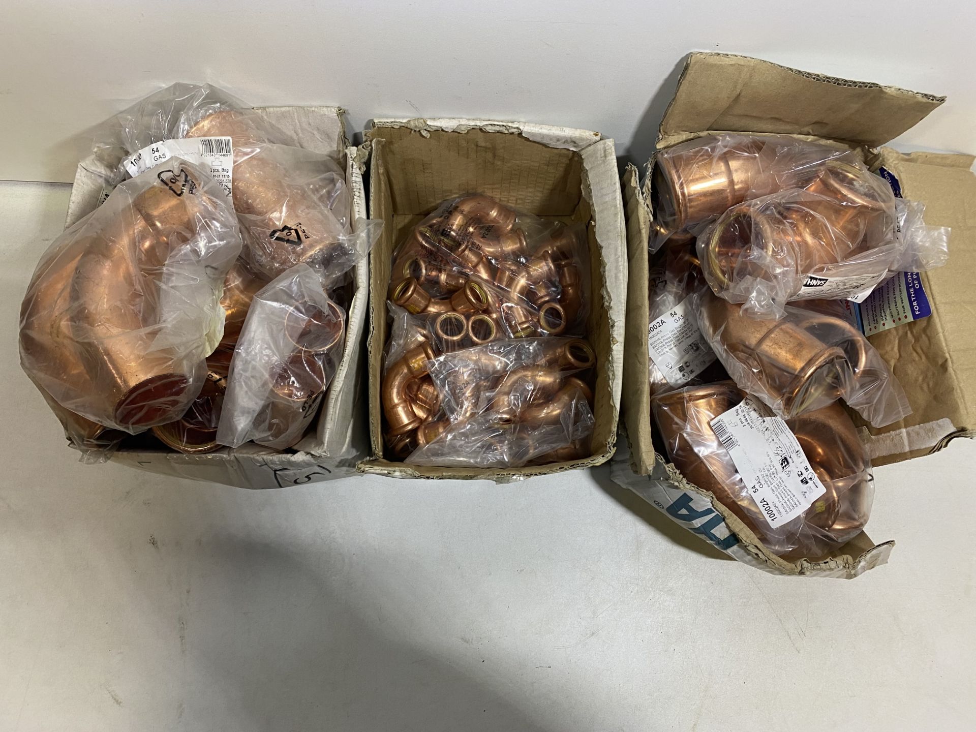 6 x Boxes Of Various Sanha Copper Pipe Fittings - Image 5 of 8